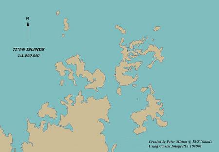 Islands on Titan