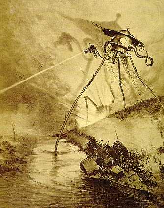 the war of the worlds aliens. forms across the board,