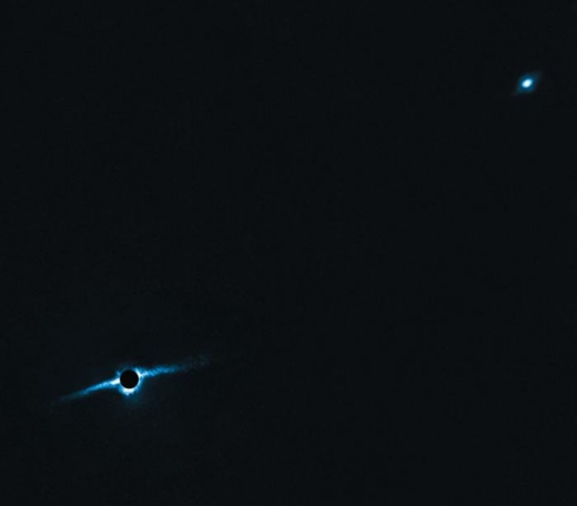Giant Planet Clues to a Debris Disk Anomaly