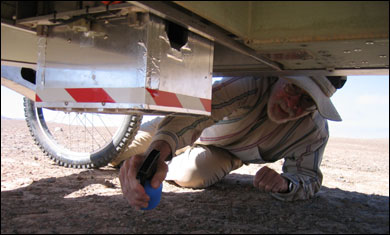 Rover in Atacama Desert