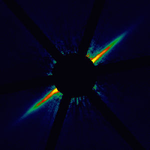Dusk disk around AU Microscopii