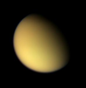 Titan in natural color