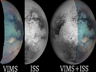 Composite on Titan\'s Bright Spot