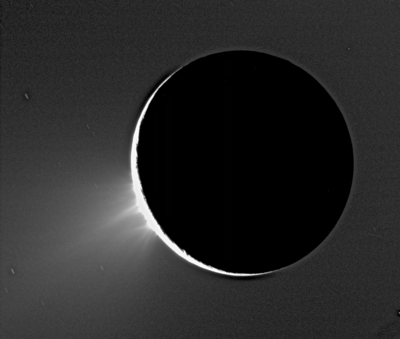 Geysers on Enceladus