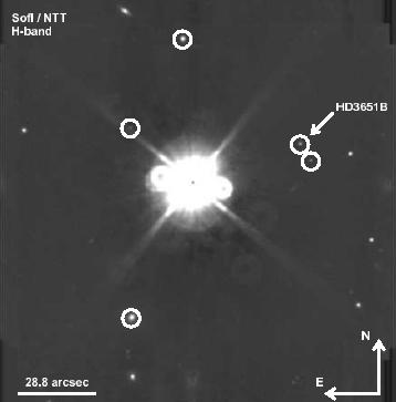 A brown dwarf imaged
