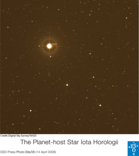 iota_hor The star Iota Horologii