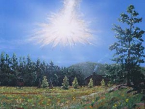 tunguska-moment_of_explosion_2of4 The Tunguska object explodes in the upper atmosphere