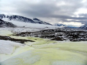 sulphur-on-glacier