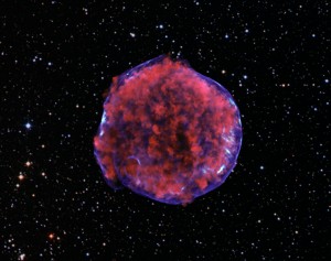 A supernova remnant in the Milky Way about 13,000 light years from Earth.