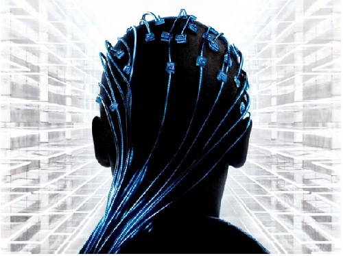 Part of a poster for the movie “Transcendence.” Credit: Alcon Entertainment / DMG Entertainment / Straight Up Films.